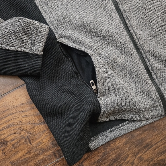 Spyder Full Zip Constant Knit Heathered Raglan Sleeve Jacket Size XL - Picture 5 of 14